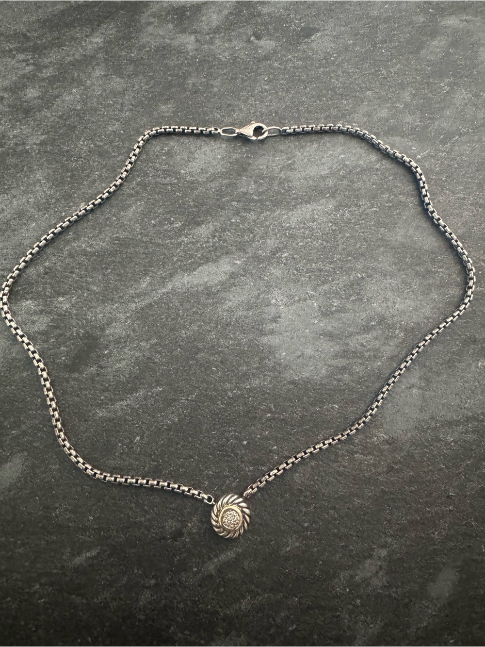 David yurman Silver Sunburst Pendant Necklace - Elegant Women's Jewelry